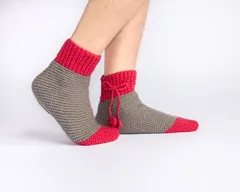 Quarter Socks or Ankle Booties | Acrylic Wool