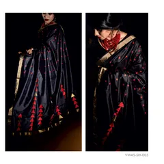 Banarasi Silk Saree | Black Colour