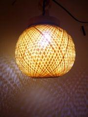 Bamboo Globe Lamp