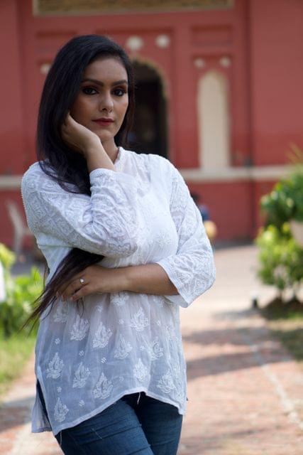 Chikankari Short Top