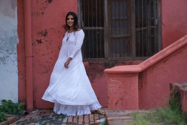 Layered Anarkali Kurti