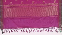 Plain Weave With Reshmi Gold Zari Booti handloom Dupatta vwas009
