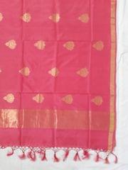 Banarasi Silk Handloom Dupatta Orange color