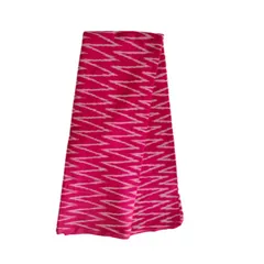 Pink Ikkat Fabric-011
