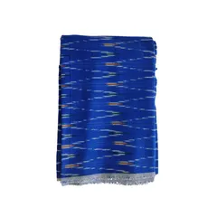 Blue Ikkat Fabric