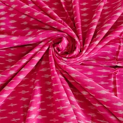 Pink Ikkat Fabric