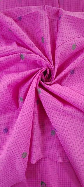 Pink Checks Fabric