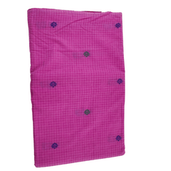 Pink Checks Fabric