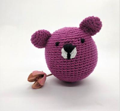 Handmade Crochet Stress Ball - Teddy (Pack Of 2)