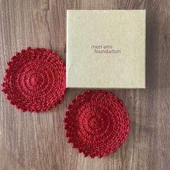Handmade Crochet Coaster (Pack Of 4)