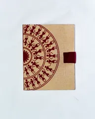 Handmade Fabric Cover Diary| Warli print - Half circle Design
