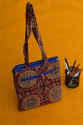 Red Kalamkari Bag JL1