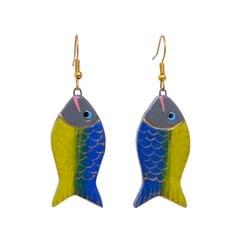 Fish shaped funky earrings