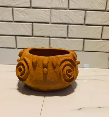 Handmade terracotta planters