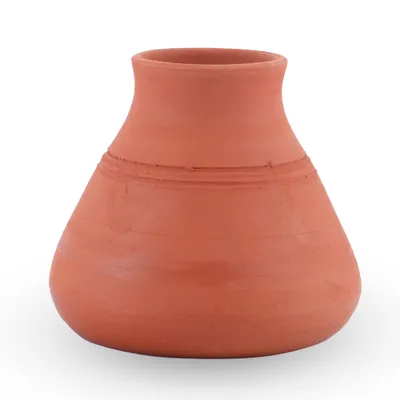 Tisser Natural Terracotta pot 4 x 4 for decorative purpose 0