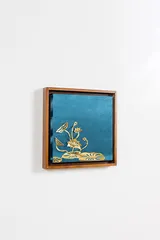 WALL FRAME WITH LOTUS COMPOSITION