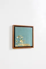 WALL FRAME WITH LOTUS COMPOSITION