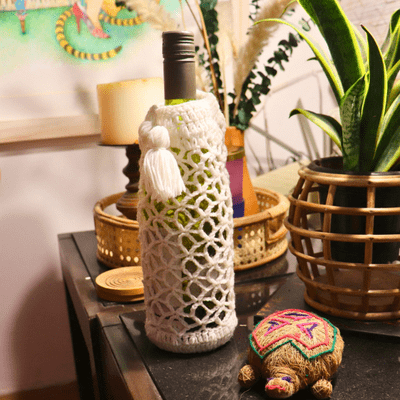 Crochet Bottle Holder | Wine Bottle Cover | Crochet Bottle Cover | Crochet Bottle Holder | Wine Bottle Holder