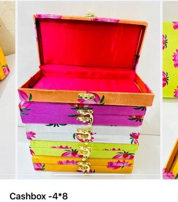 Decorative Cash Box | Shagun Box | Gifting Cash Box | Gaddi Box | Jewellery Box | Shagun Envelope | Money Box | Envelope Wedding Gift | Mixed Colour and Styles