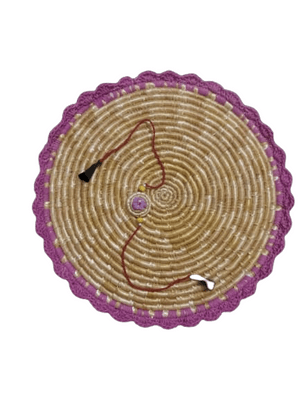 Wheat Grass Hand Embroidered Rakhi