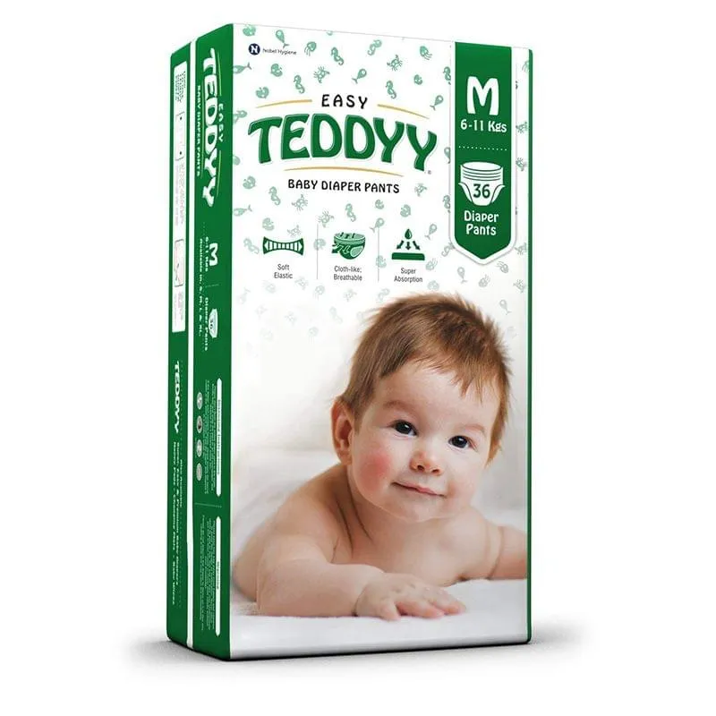Teddy Easy Baby Diaper Pants Size ( M ) : 36 U