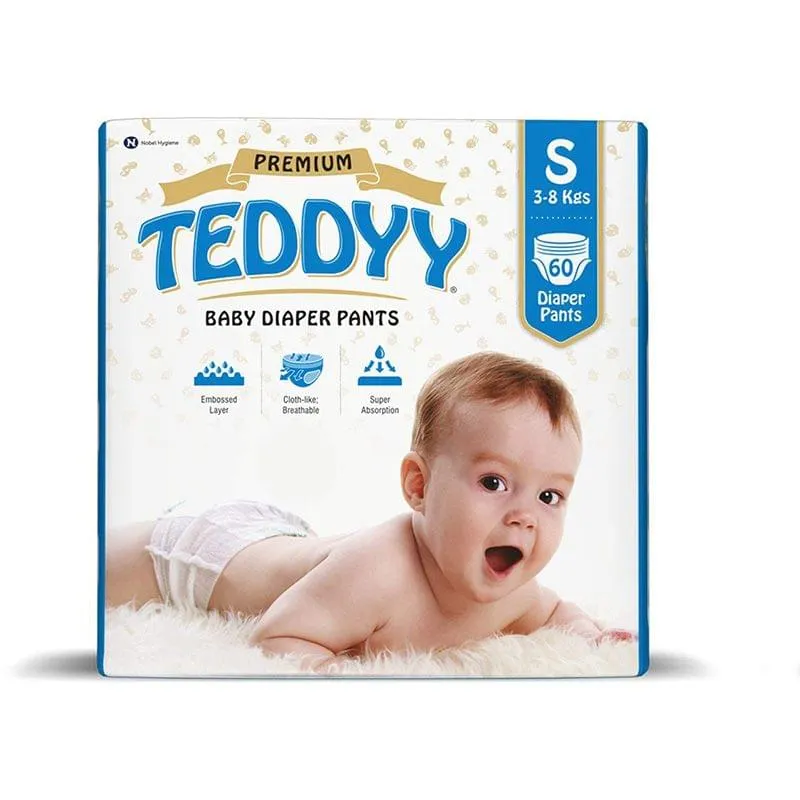 Teddy Premium Baby Diaper Pants (Size S) : 60 U