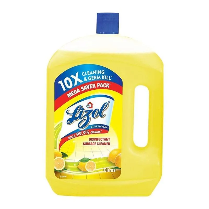 Lizol Disinfectant Surface Cleaner Citrus : 2 Ltr