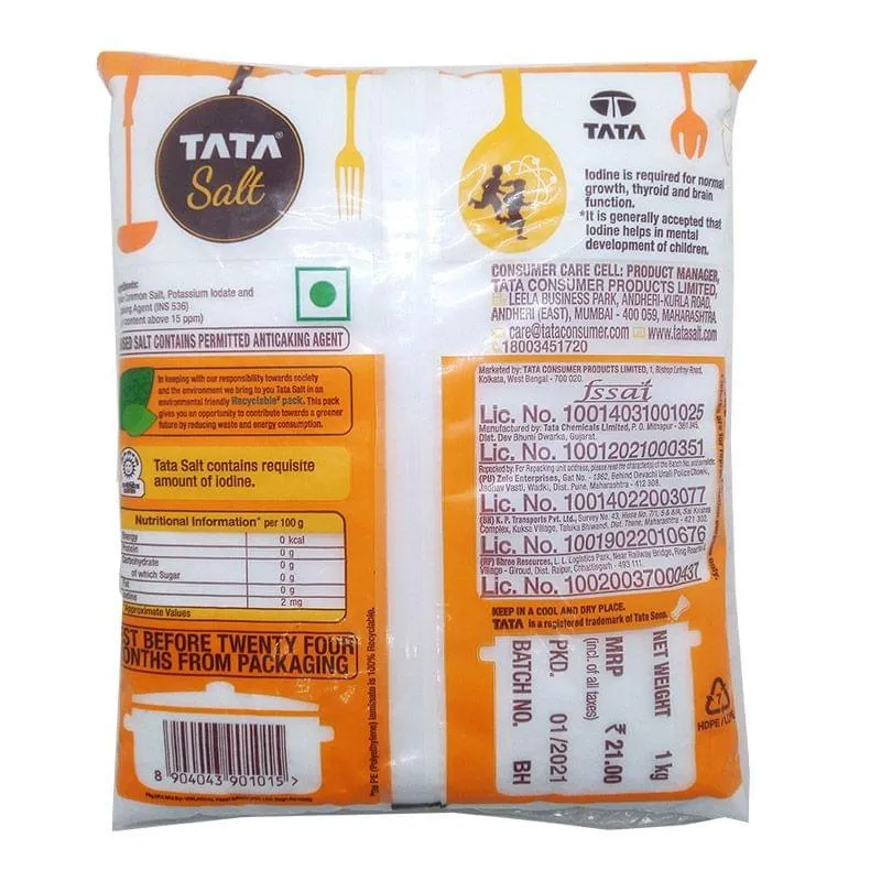 Tata Salt : 1 Kg