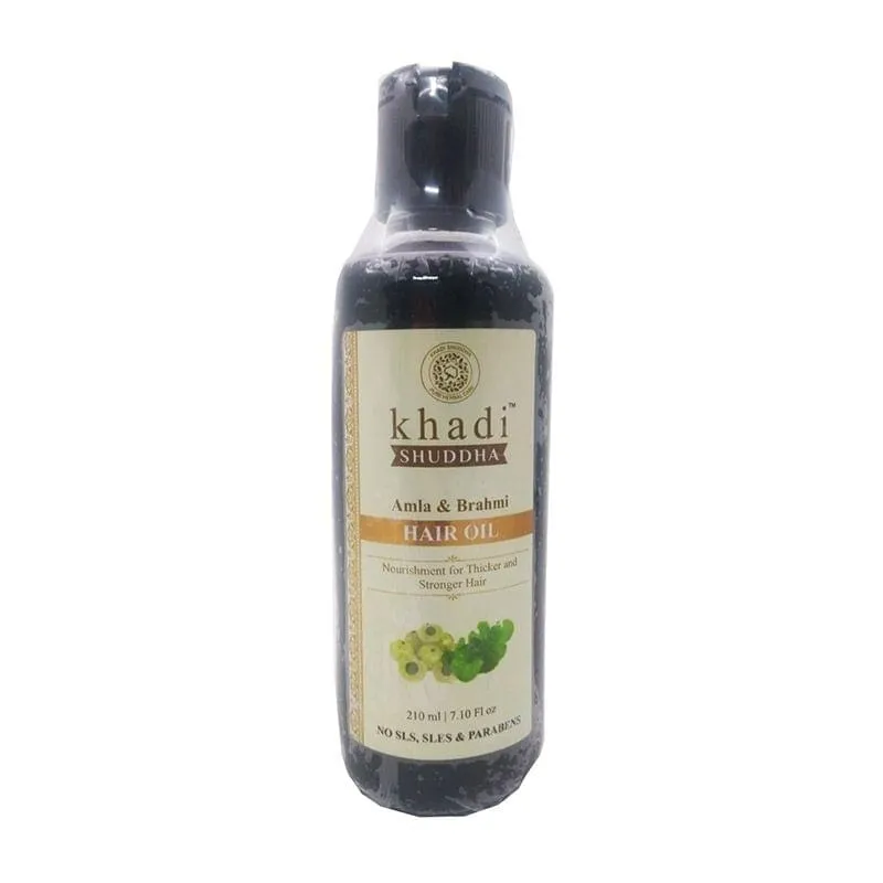 Khadi Organique Amla  Brahmi Hair Oil Online in India