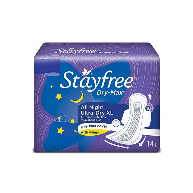 Stay Free Dry Max All Night Ultra Dry XL : 14 Pads