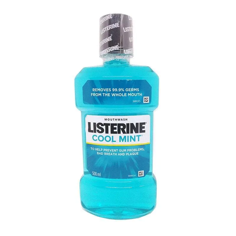 Listerine Cool Mint Mouthwash : 500 Ml