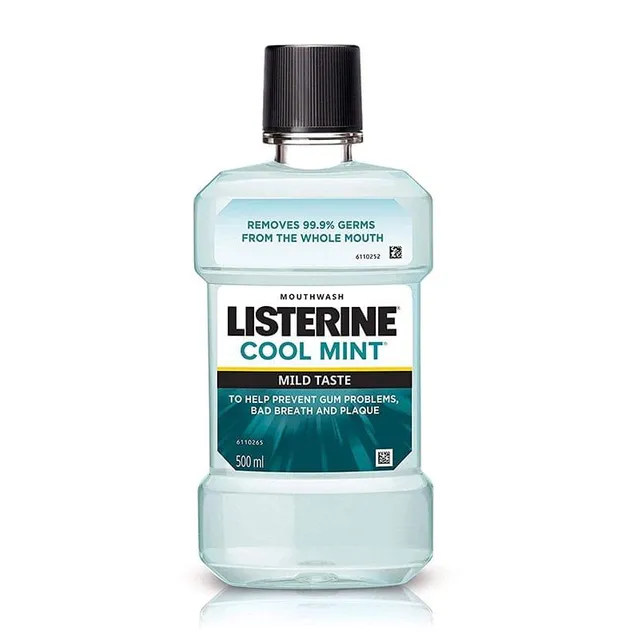 Listerine Cool Mint Mild Taste Mouthwash : 500 Ml