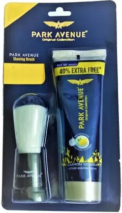Park Avenue Good Morning Lather Shaving Cream + Shaving Brush Super Combo Pack
