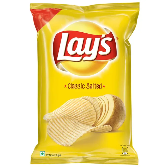 Lay's Classic Salted Chips : 40 Gm (Extra : 10 Gm)