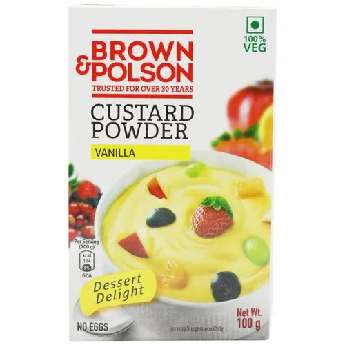 Brown & Polson Custard Powder Vanilla : 100gm