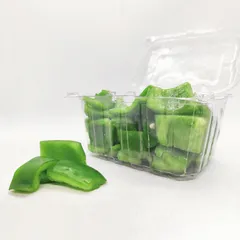 Green Capsicum Diced : 200 Gm