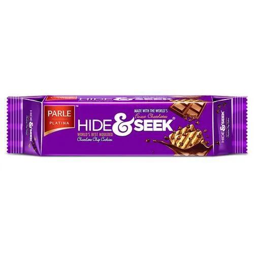 Parle Hide & Seek Chocolate Chip Cookies : 100 Gm (Extra : 20 Gm)
