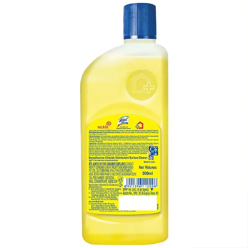 Lizol Disinfectant Citrus Surface Cleaner : 500 Ml