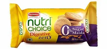 Britannia Nutri Choice Digestive Zero Biscuits : 100 Gm