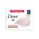 Dove Pink / Rosa Beauty Bathing Bar : 125 Gm (Pack of 3) #