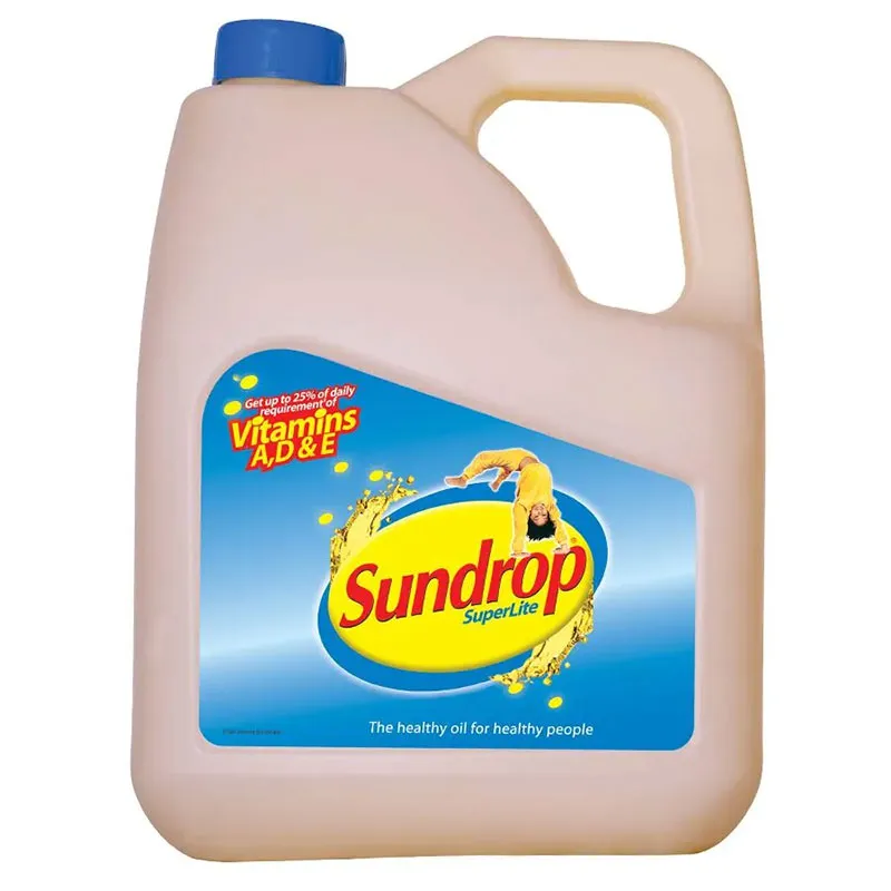 Sundrop Superlite Advanced Refined Sunflower Oil Can : 5 Ltr