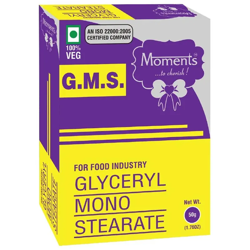 Moments Glyceryl Mono Stearate (G.M.S.) : 50 Gm