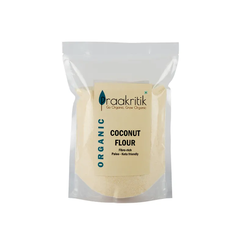 Praakritik Organic Coconut Flour : 500 Gm