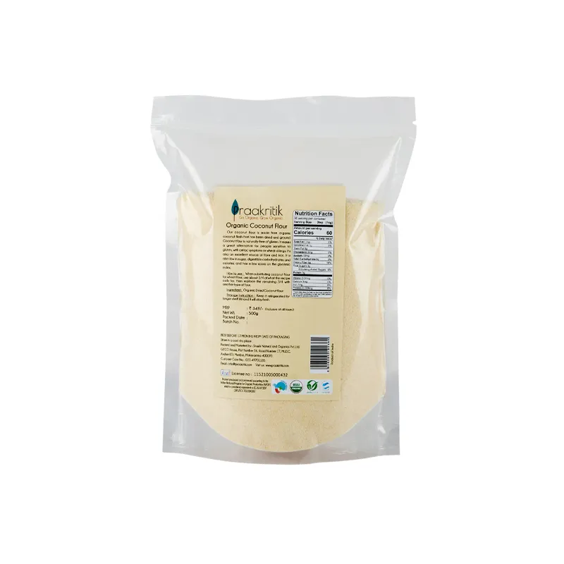 Praakritik Organic Coconut Flour : 500 Gm
