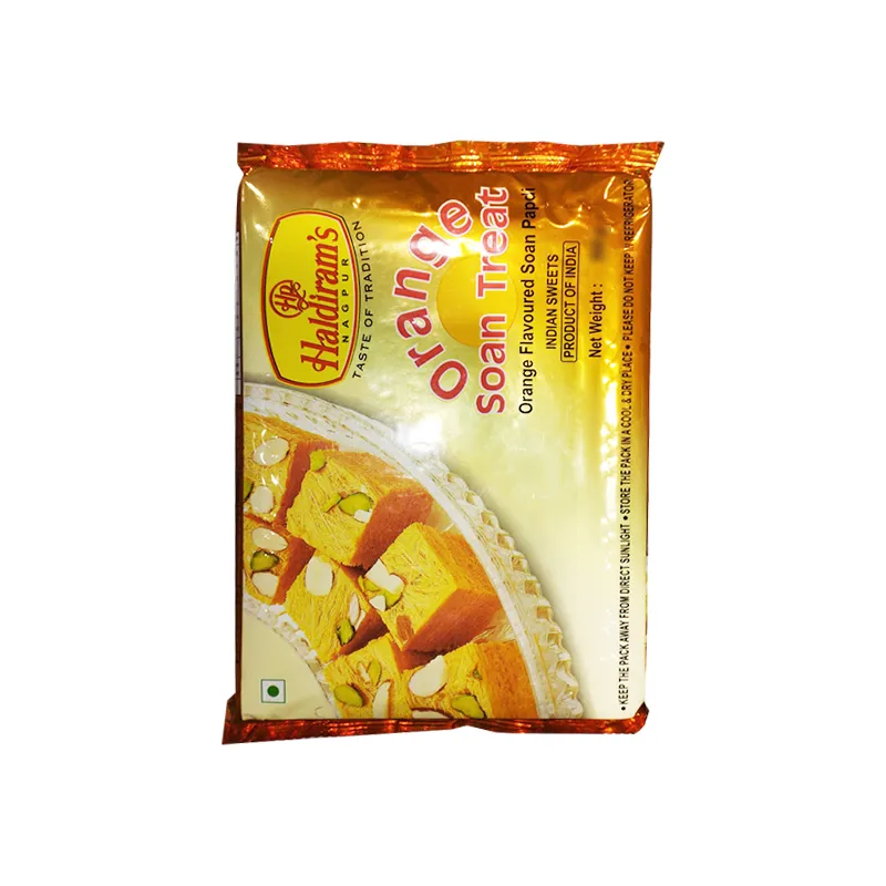 Haldiram's Orange Soan Papdi : 500 Gm#