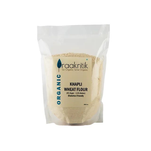 Praakritik Organic Khapli Wheat Flour : 5 Kg