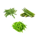 Beans Combo - Beans French (500 Gm), Lady Finger Bhindi (500 Gm), Beans Cluster Gawar (500 Gm)