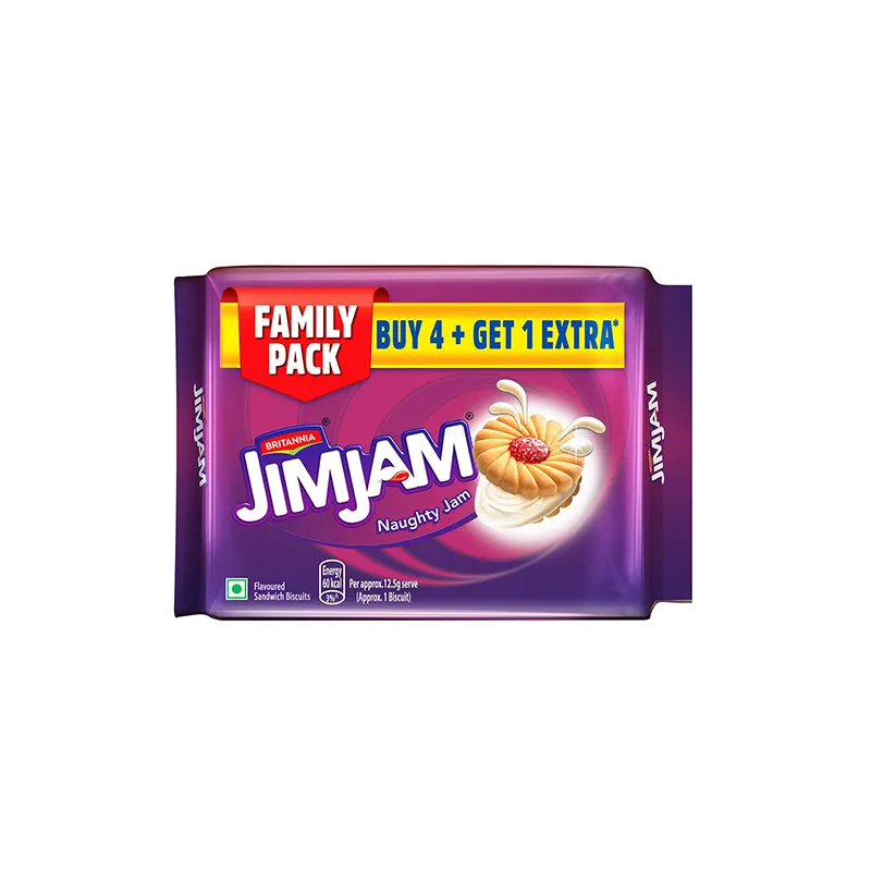 Britannia Jimjam Family Pack : 500 Gm (Buy 4 Get 1 Free) #