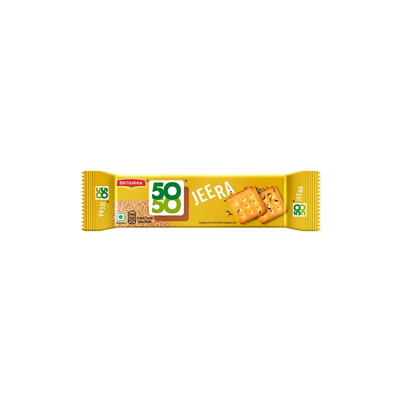 Britannia 50-50 Jeera Biscuit : 66 Gm #