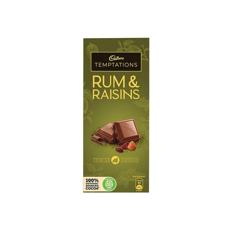 Cadbury Temptations Rum & Raisin : 72 Gm #